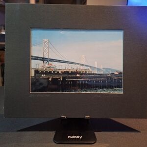 Oakland Bay Bridge Off The Pier By Jack E. Stiddard 5x7/8x10 Blk Mat